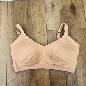 Warner’s Beige Wide Band Wireless Lined T Shirt Bra Women’s Size L